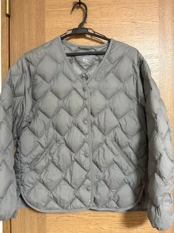 ULTRA LIGHT 그레이 다운 자켓