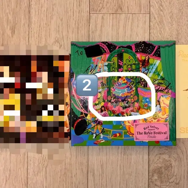 Red Velvet 레드벨벳 친필싸인앨범 (비매) 에스엠