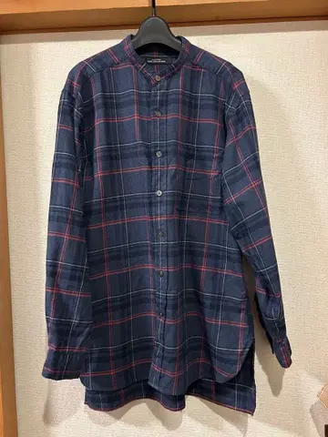 유나이티드 애로우즈 GREEN LABEL RELAXING 밴드 카라 셔츠