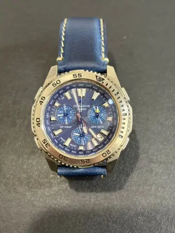 OCEANUS OCW-650T 블루 손목시계 OCW-650T