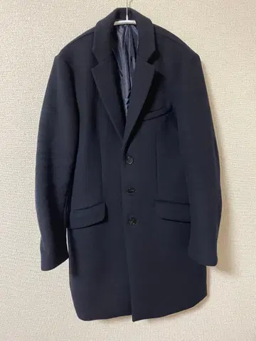 STUDIOUS 네이비 체스터 코트 사이즈 2