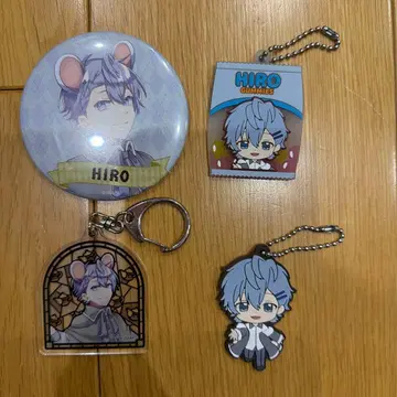 컬러풀 피치 히로 캔뱃지 키링