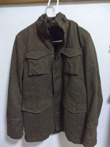 브라운 밀리터리 자켓