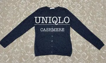 [ 유니클로 ] 새상품급 캐시미어 100% 크루넥 가디건 S