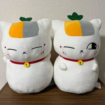 나츠메 우인장 메가 사이즈 봉제 인형 ~트리플 냥코센세 2호 3호~