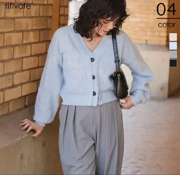 titivate 레이어드 디자인 니트 가디건