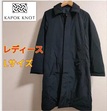 KAPOK KNOT 카포크노트 충전솜 스텐카라 코트 네이비 L 사이즈