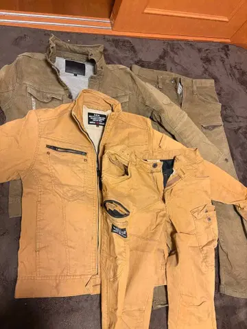 작업복 BURTEL WW & i'z Frontier 사이즈 L 2세트