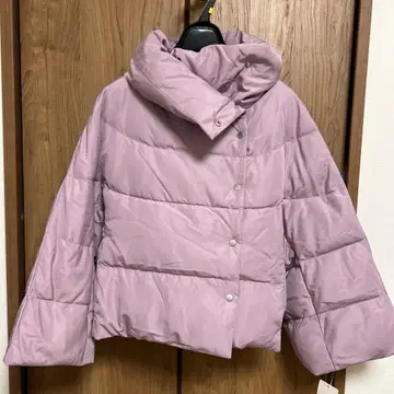 택 포함 새상품 URBAN RESEARCH 연보라 다운 자켓