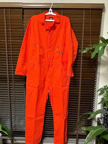 디키즈 작업복 XL 오렌지 라스트 1벌