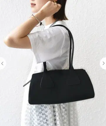 SHIPS 폴리에스테르 스웨이드 가로 보스턴 백