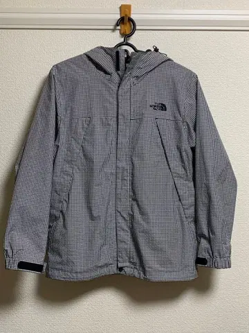 THE NORTH FACE 체크 무늬 마운틴 후드티