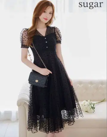 긴자 쿠튀르 롱 드레스