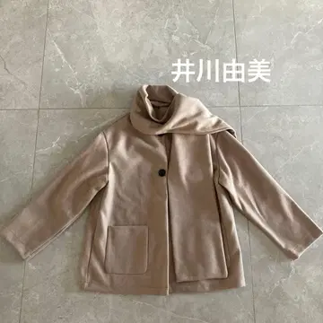 ZARA 울 스카프 포함 코트