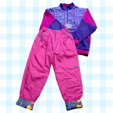 코디 판매 셋업풍 화려한 핑크 구제 의류 빈티지