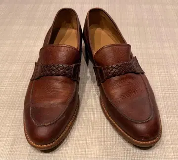 MARIO MINARDI ( 마리오미디 ) 브라운 가죽 뜨개질 로퍼