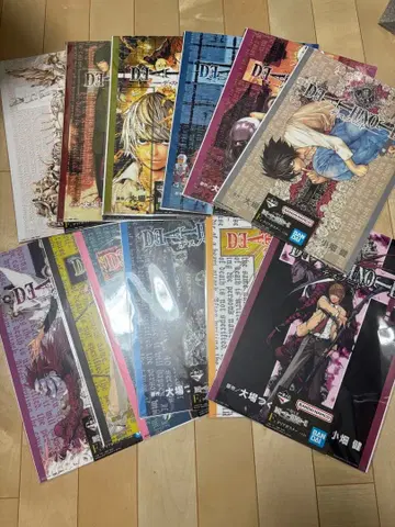 제일복권 데스노트 F상 클리어 포스터 컴플리트 세트 12종