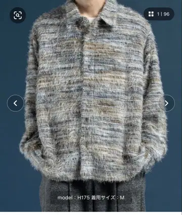 Casper Jhon 바리아스 루즈 셔츠 페더 니트