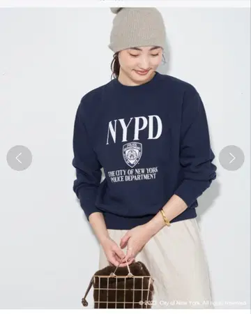 plage NYPD 스웨트 셔츠