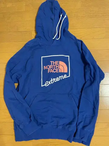 THE NORTH FACE 익스트림 후드티 파랑 사이즈 L