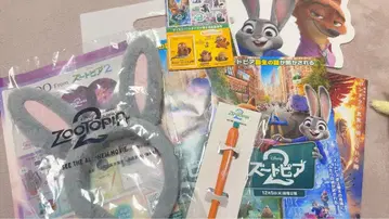 주토피아2 무대 인사 굿즈