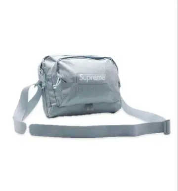 실버 나일론 숄더백