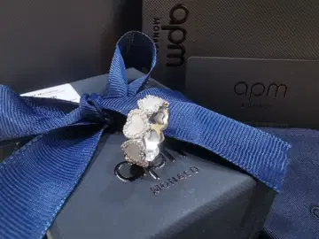 apm Monaco 하트 모티브 반지 기프트 박스 포함