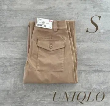 유니클로 저지 배럴 레그 팬츠