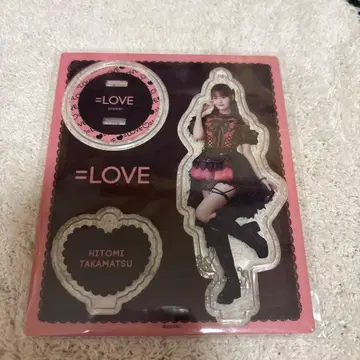 =LOVE 타카마츠 히토미 아크릴 스탠드 블랙 의상