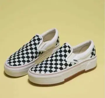 VANS 체커 패턴 슬립온 24.5cm