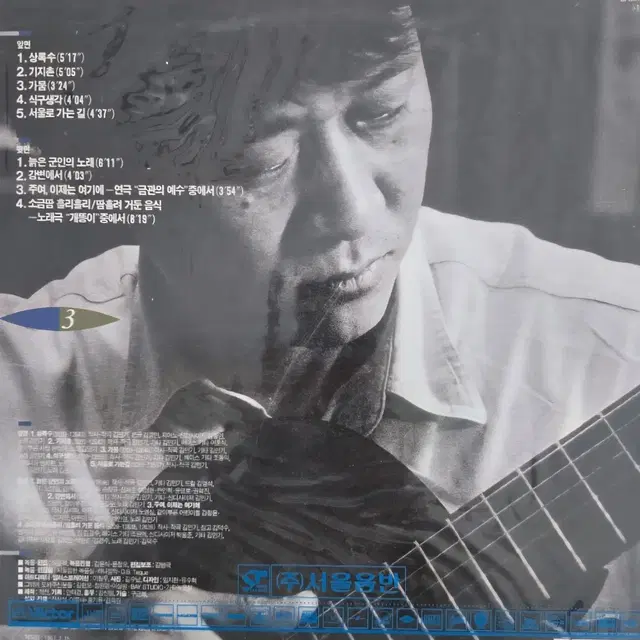 LP 김민기 3집 초반 미개봉 앨범