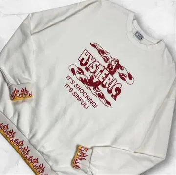 HYSTERIC GLAMOUR FLARE WOMAN CREW NECK