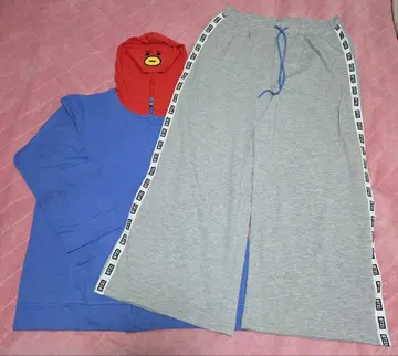 TATA 후드 부착 룸웨어 세트