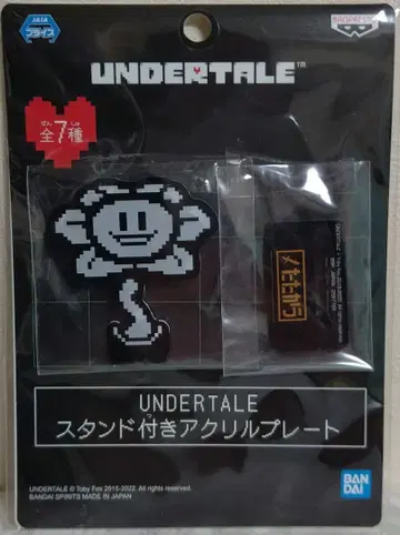 UNDERTALE 스탠드 포함 아크릴 플레이트