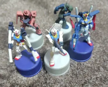 병뚜껑 건담 피규어 5체 세트