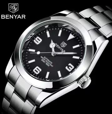 BENYAR 자동 와인딩 손목시계 블랙