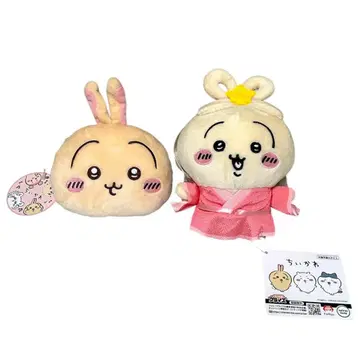 치이카와 (먼작귀) 토끼 봉제 인형 마스코트 카라비너 패스 케이스