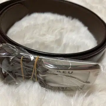 새상품 TAKEO KIKUCHI 브라운 가죽 벨트