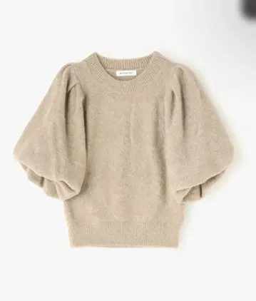 NATURAL BEAUTY BASIC 크롭 샤기 니트