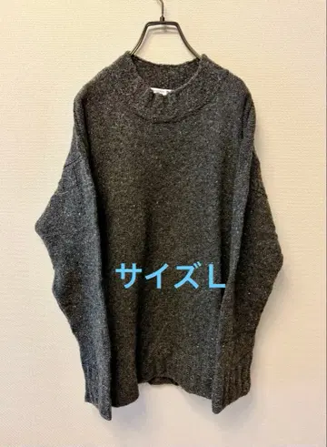 UNIQLO JW ANDERSON 트위드 조 니트 L 그레이