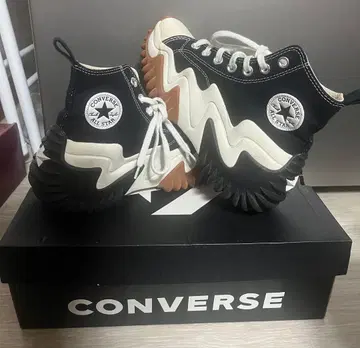 컨버스 란스타 모션 하이컷 블랙