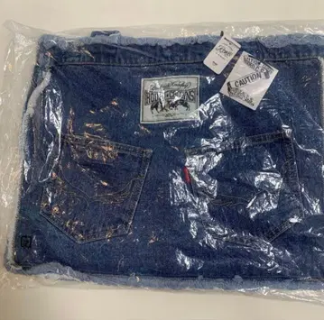 로데오 크라운 와이드 보울 데님 토트백