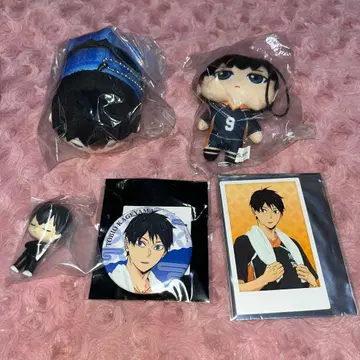 하이큐 카게야마 토비오 극락탕 캔뱃지 네무라세타이 모찌모찌 마스코트