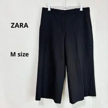 ZARA BASIC 자라 베이직 가우초 팬츠 M 블랙 와이드