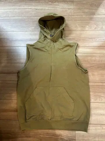 REMILLA 후드 부착 베스트 올리브