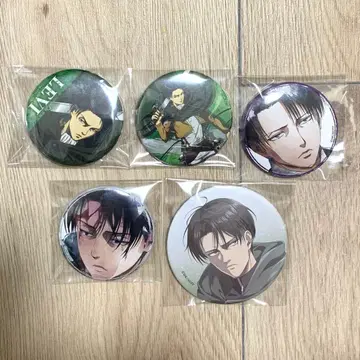 진격의 거인 캐릭터 배지 컬렉션 리바이 역풍을 향해 나아가라! 캔뱃지