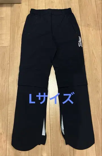 타이틀리스트 남성용 골프 레인 팬츠 L 사이즈 블랙 새상품