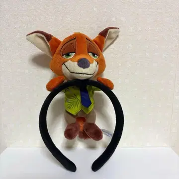 주토피아 닉 와일드 디즈니 머리띠