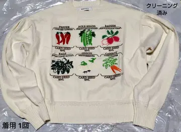 MUVEIL 베지터블 자수 풀오버