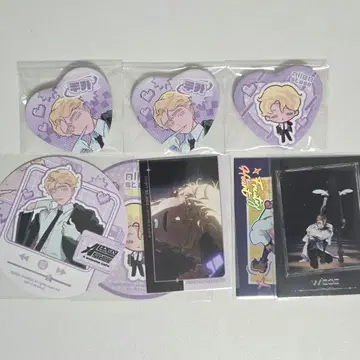 alienstage 루카 캔 배지 코스터 포토 카드 폴라로이드 카드